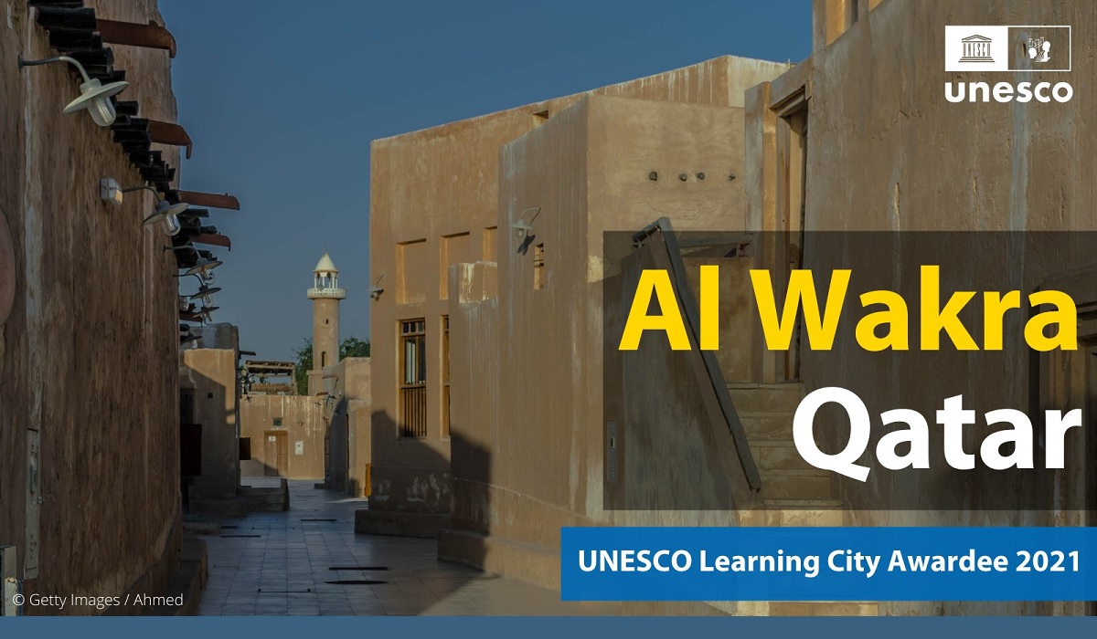 Al Wakra wins 2021 UNESCO Learning City Award